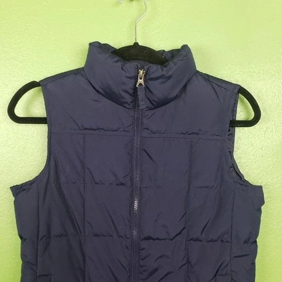 Land's End Women's Down Feather Base Puffer Zip Up Vest Size XS/2-4 - Picture 11 of 11